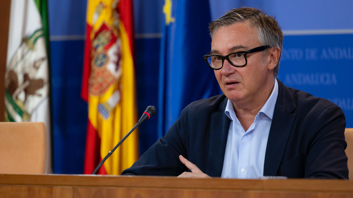 Manuel Gavira, portavoz del Grupo Parlamentario VOX en el Parlamento de Andalucia