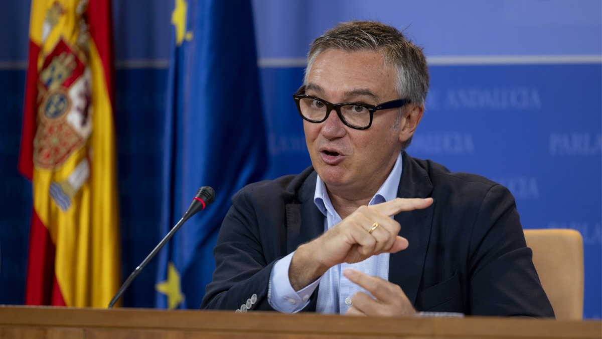 Manuel Gavira, portavoz del Grupo Parlamentario VOX en el Parlamento de Andalucia