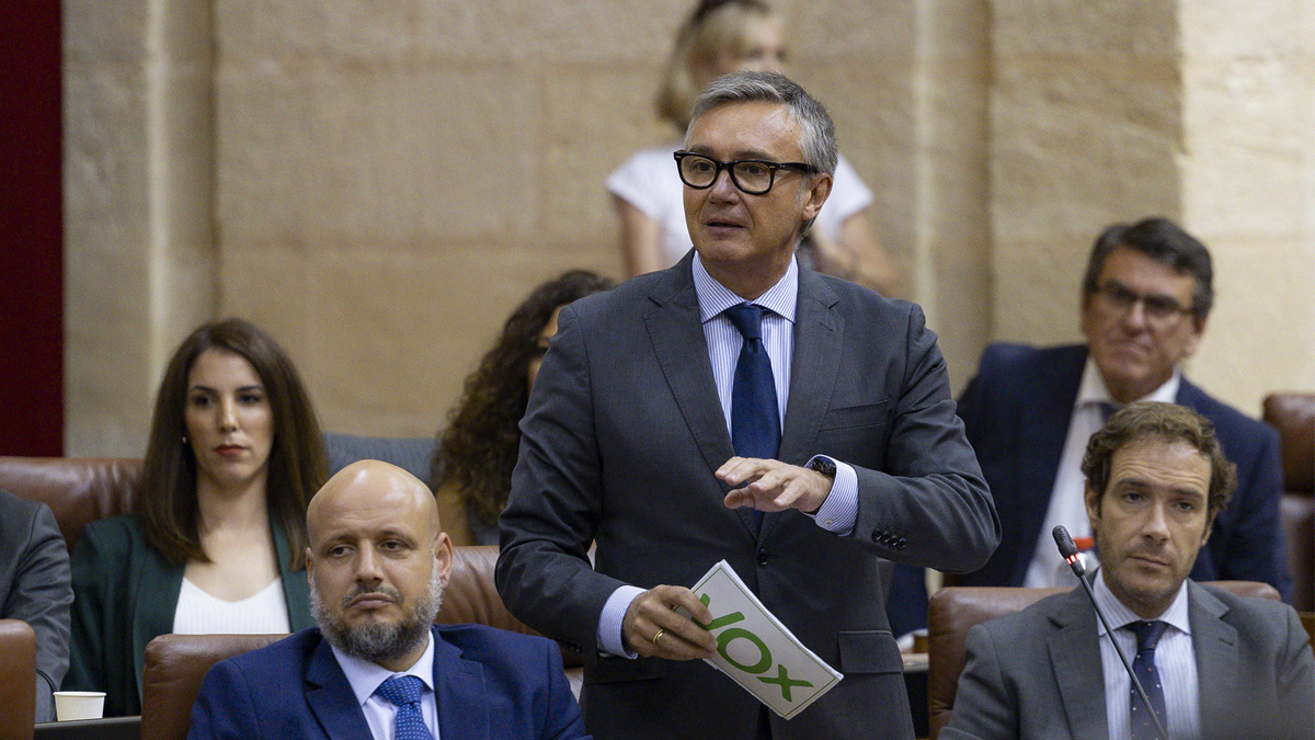 Manuel Gavira, portavoz del Grupo Parlamentario VOX en el Parlamento de Andalucia