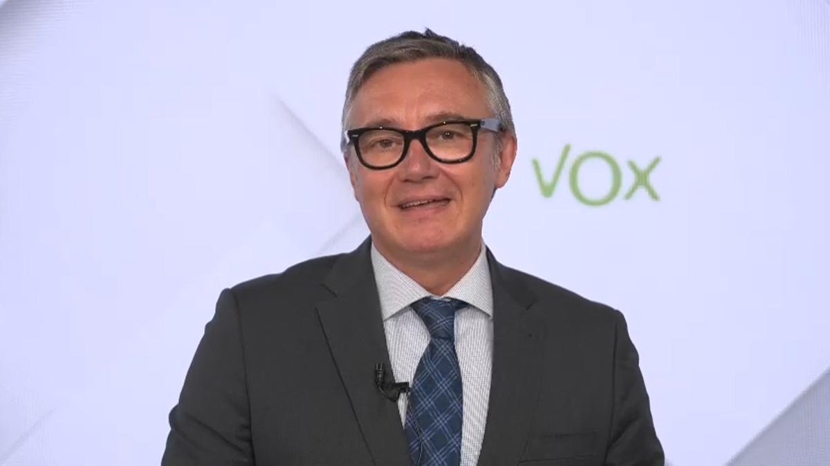 Manuel Gavira, portavoz del Grupo Parlamentario VOX en el Parlamento de Andalucia