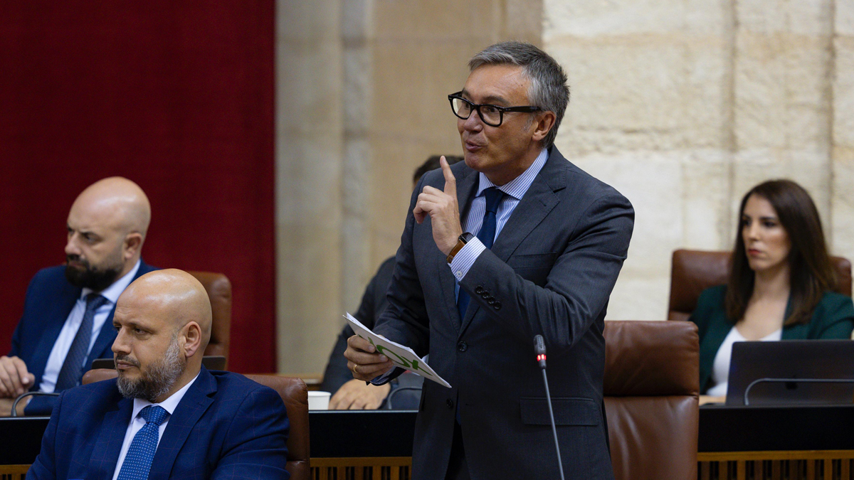 Manuel Gavira, portavoz del Grupo Parlamentario VOX en el Parlamento de Andalucia