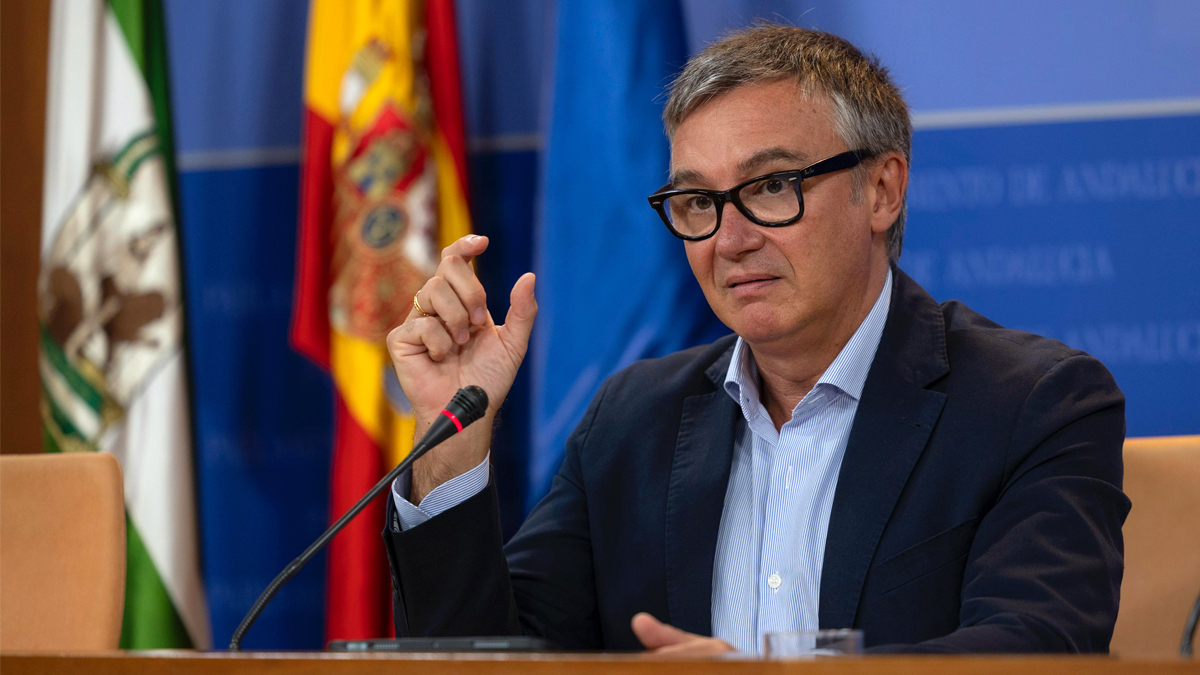 Manuel Gavira, portavoz del Grupo Parlamentario VOX en el Parlamento de Andalucia