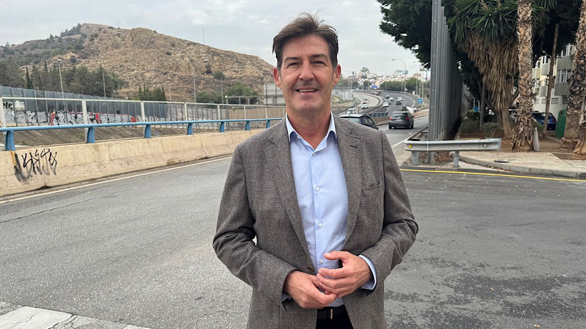 Antonio Alcázar en la salida de la A-7 a su salida por Valle-Inclán