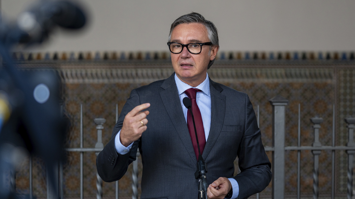 Manuel Gavira, portavoz del Grupo Parlamentario VOX en el Parlamento de Andalucia