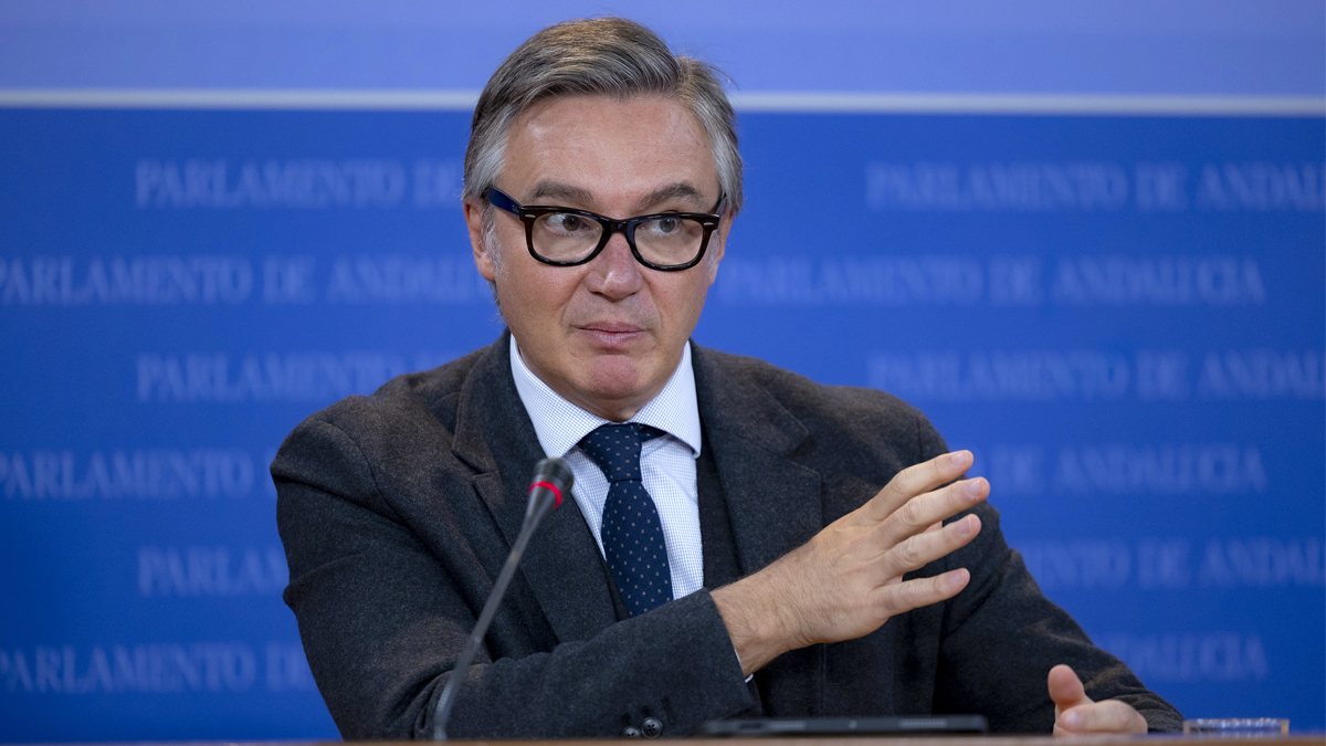 Manuel Gavira, portavoz del Grupo Parlamentario VOX en el Parlamento de Andalucia