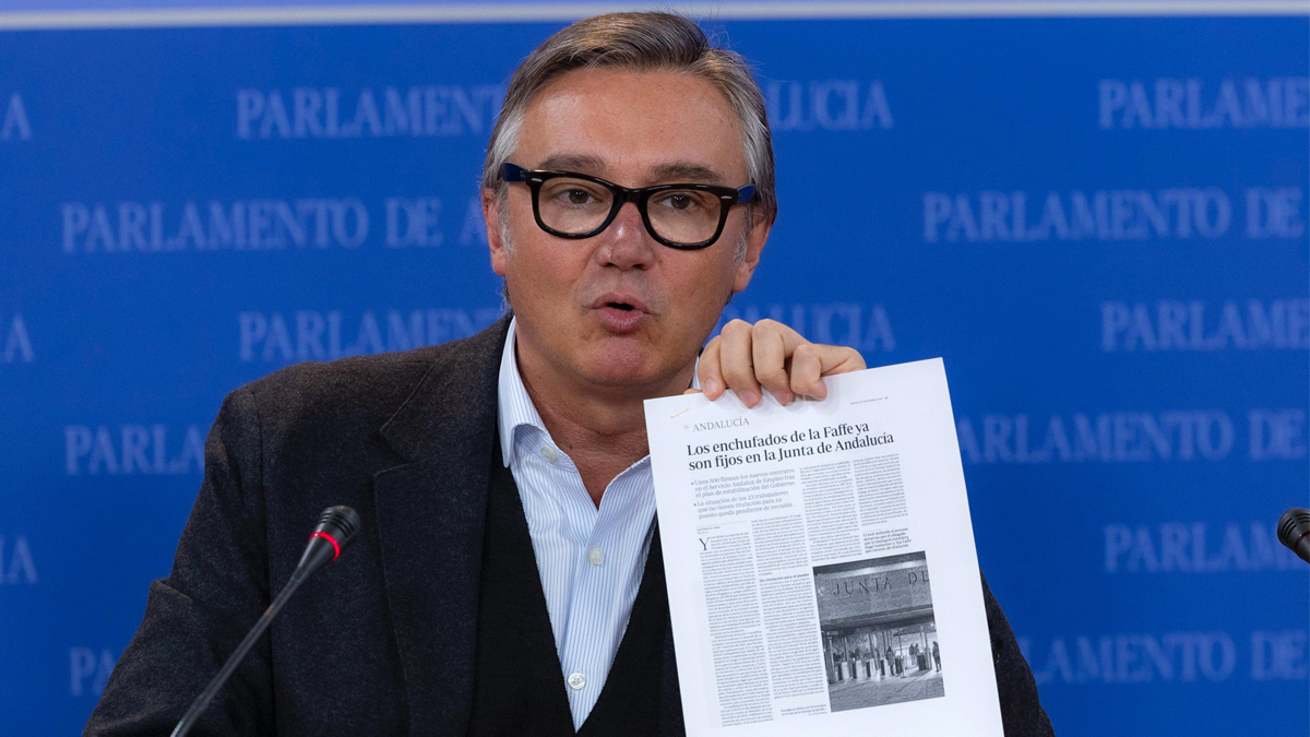 Manuel Gavira, portavoz Grupo Parlamentario VOX Parlamento de Andalucia