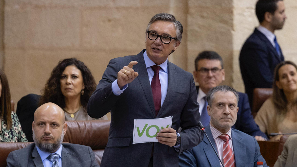 Manuel Gavira, portavoz Grupo Parlamentario VOX Parlamento de Andalucia