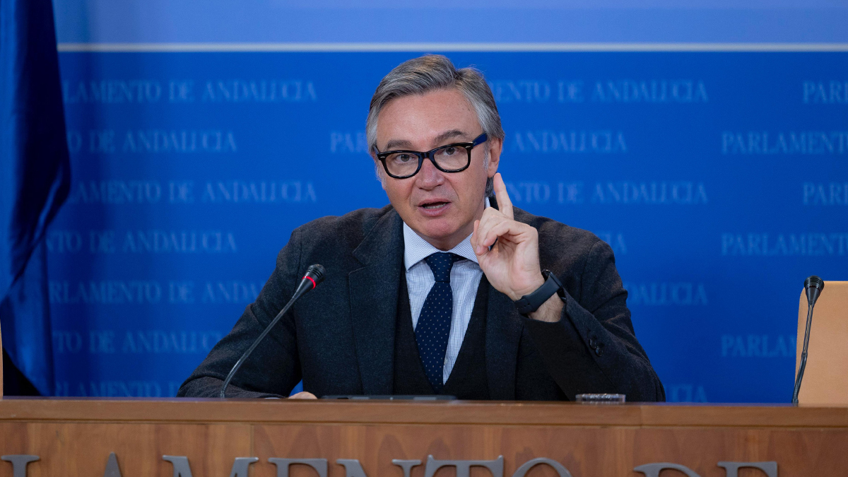 Manuel Gavira, portavoz del Grupo Parlamentario VOX en el Parlamento de Andalucia