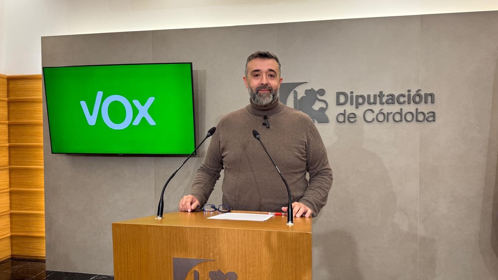 Rafael Saco. Portavoz VOX Diputación Córdoba