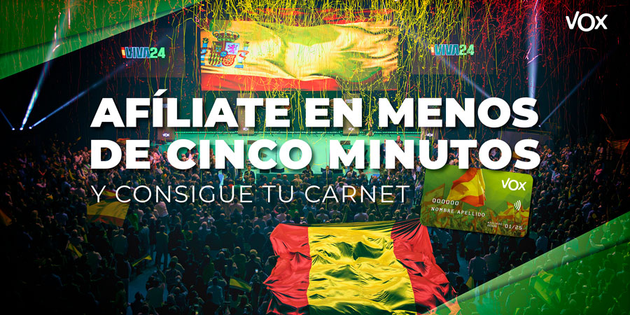 Afíliate a VOX en menos de 5 minutos