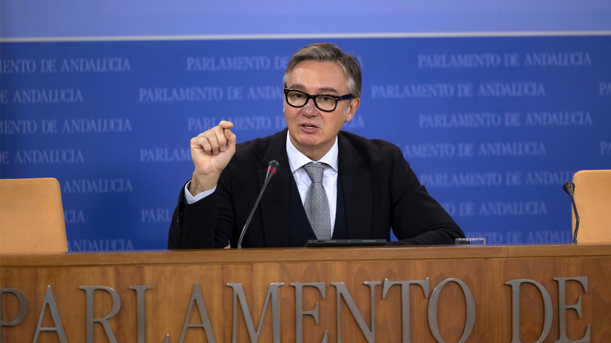 Manuel Gavira, portavoz del Grupo Parlamentario VOX en el Parlamento de Andalucia