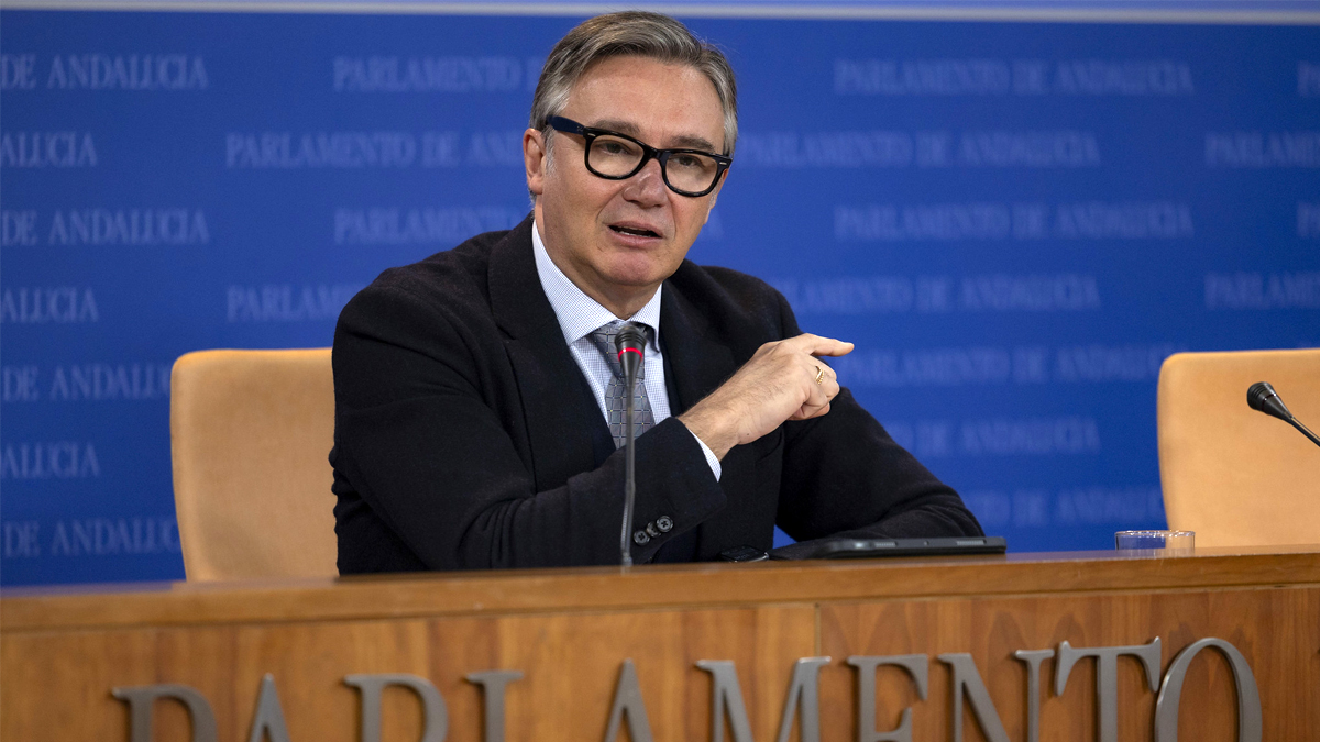 Manuel Gavira, portavoz del Grupo Parlamentario VOX en el Parlamento de Andalucia