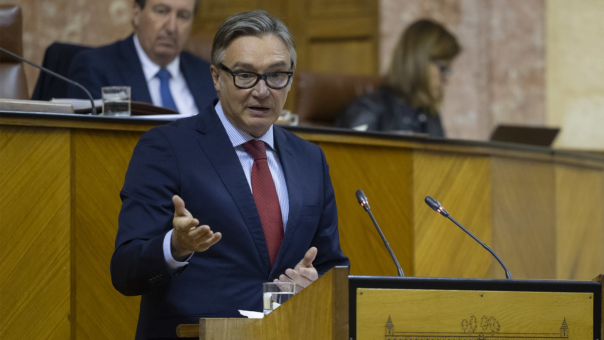 Manuel Gavira, portavoz del Grupo Parlamentario VOX en el Parlamento de Andalucia