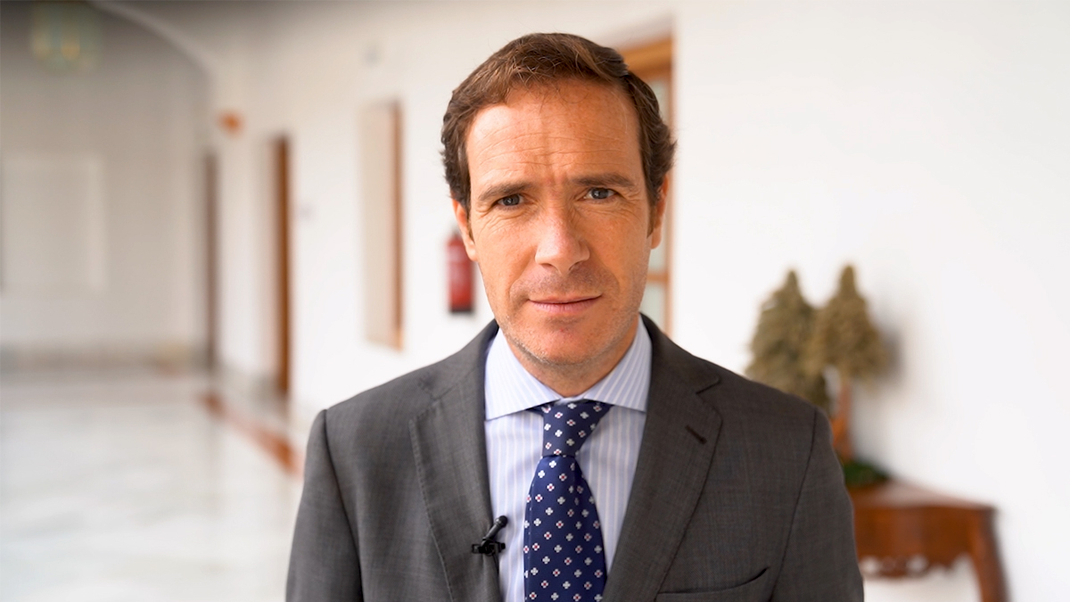 Javier Cortés, presidente del Grupo Parlamentario VOX en el Parlamento de Andalucía