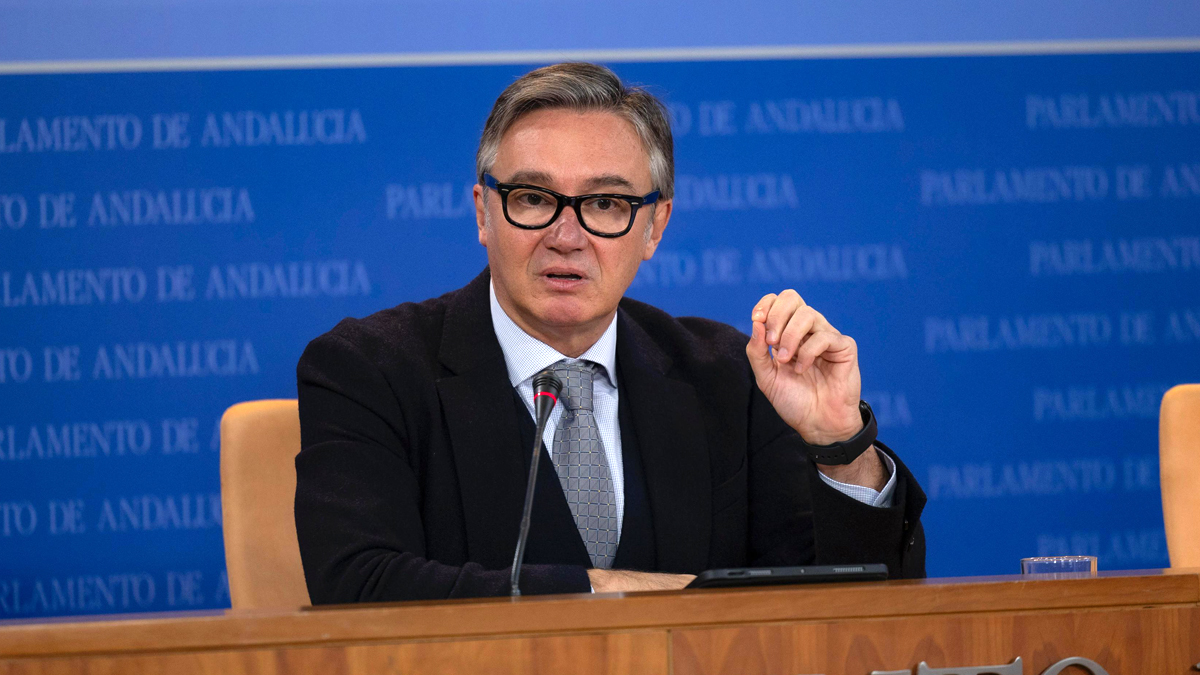 Manuel Gavira, portavoz del Grupo Parlamentario VOX en el Parlamento de Andalucia