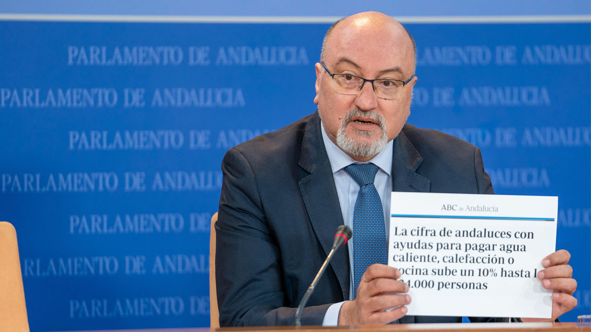 Ricardo López Olea, portavoz adjunto del Grupo Parlamentario VOX en el Parlamento de Andalucia