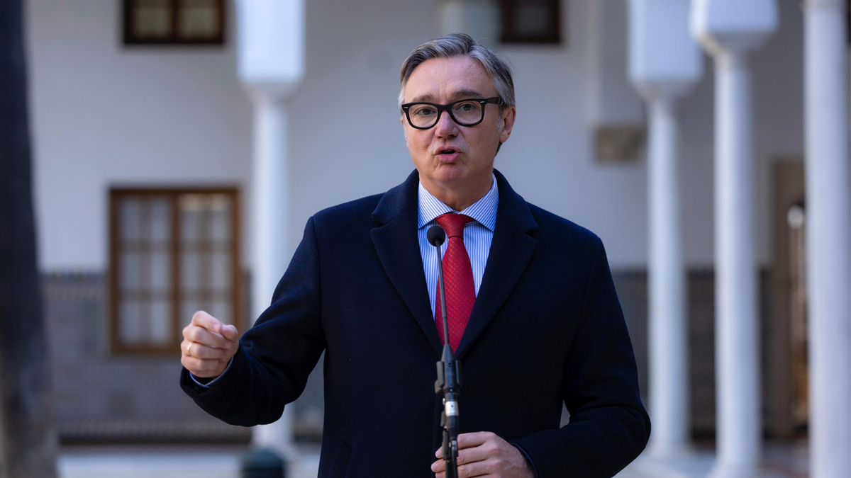 Manuel Gavira, portavoz del Grupo Parlamentario VOX en el Parlamento de Andalucia