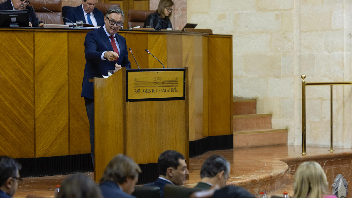 Manuel Gavira, portavoz del Grupo Parlamentario VOX en el Parlamento de Andalucia