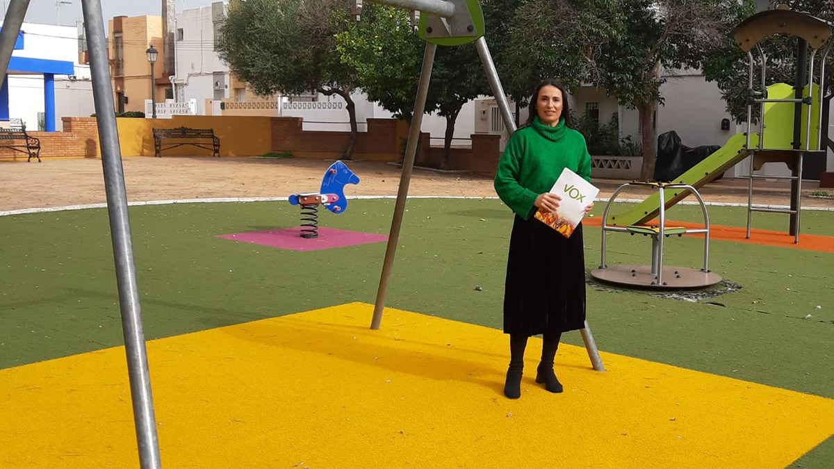 Celia Fuentes Los Barrios parque infantil