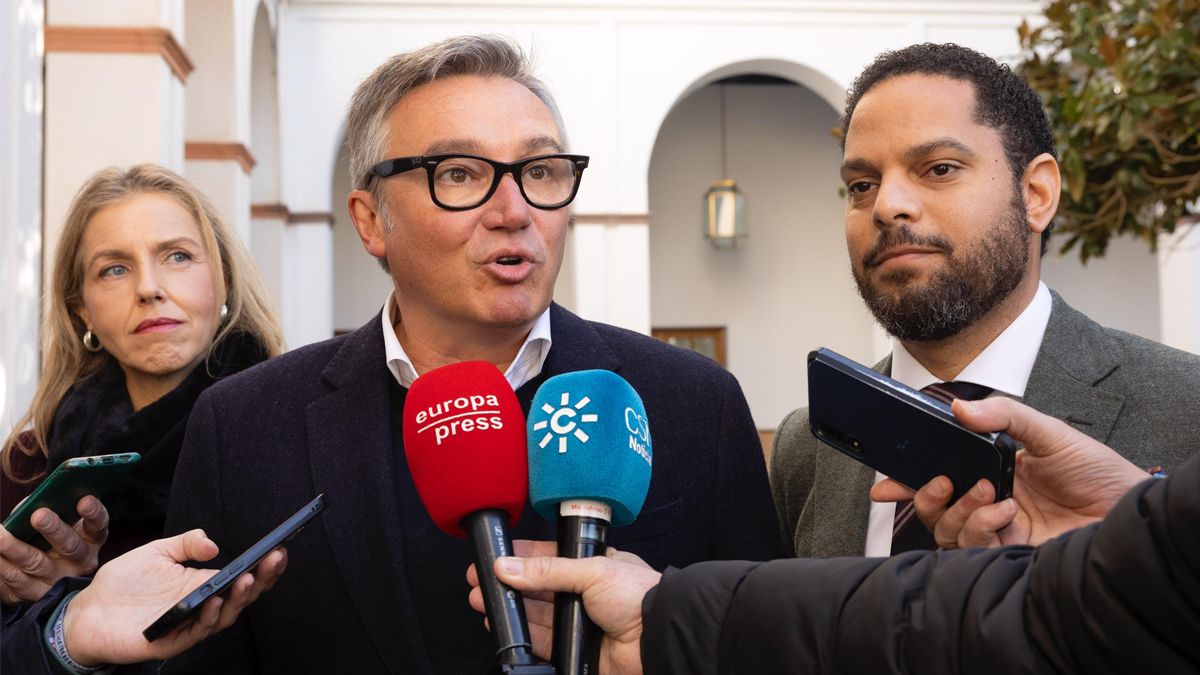 Manuel Gavira, portavoz del Grupo Parlamentario VOX en el Parlamento de Andalucia