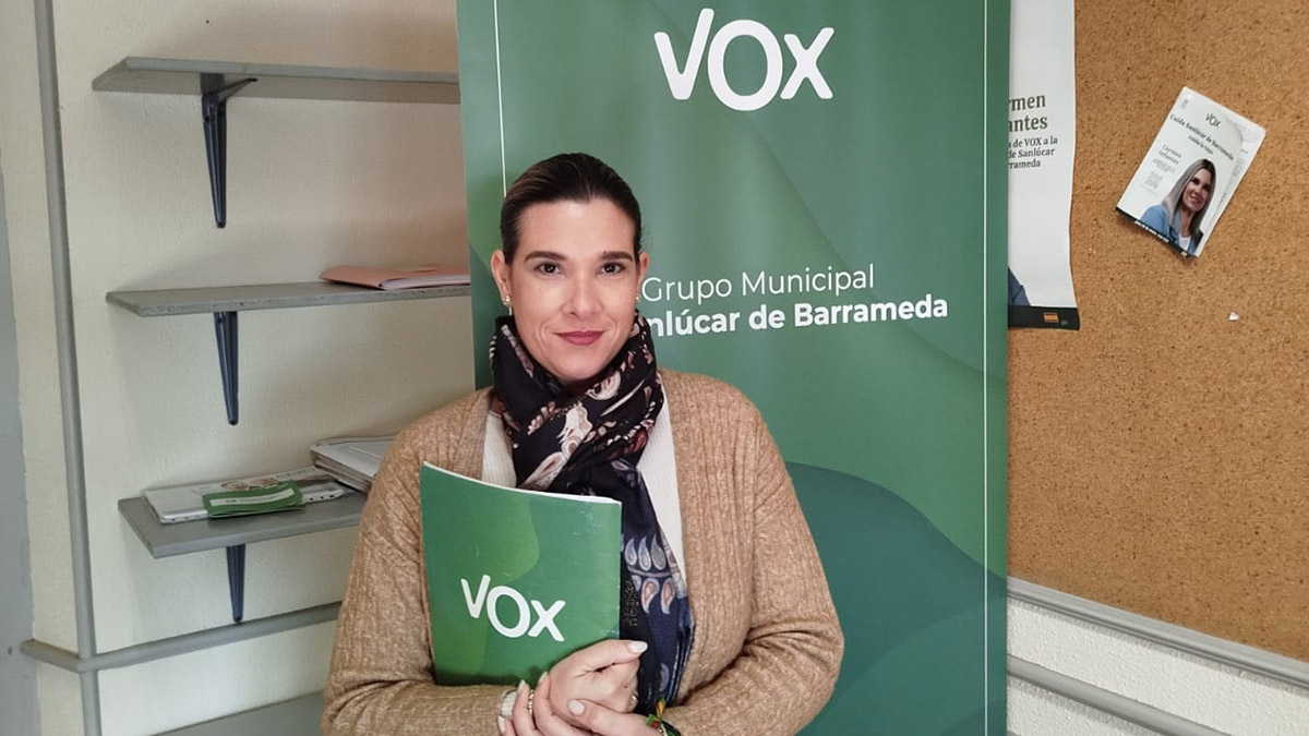 Carmen Infantes VOX Sanlúcar de Barrameda