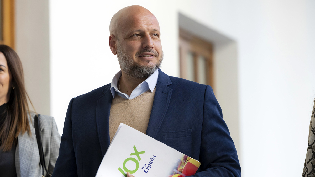 Rodrigo Alonso, portavoz adjunto de VOX en el Parlamento de Andalucía