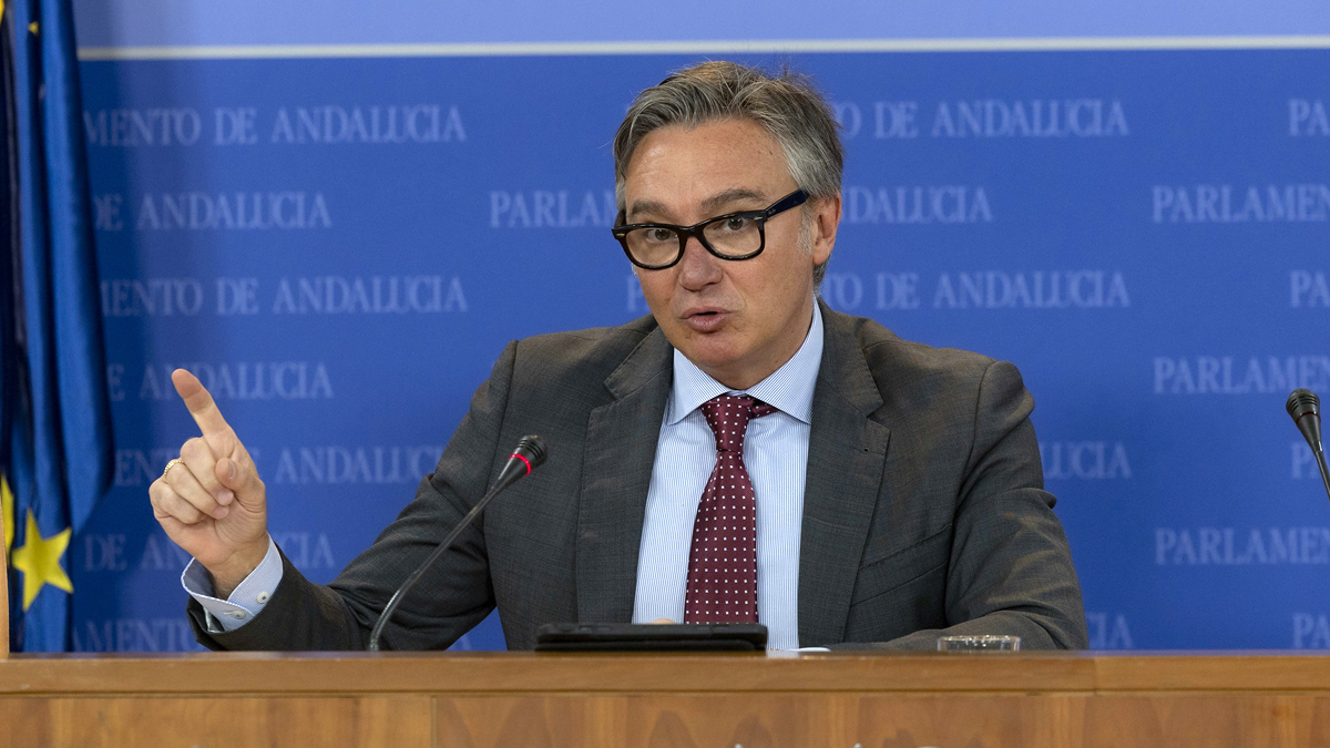 Manuel Gavira, portavoz del Grupo Parlamentario VOX en el Parlamento de Andalucia