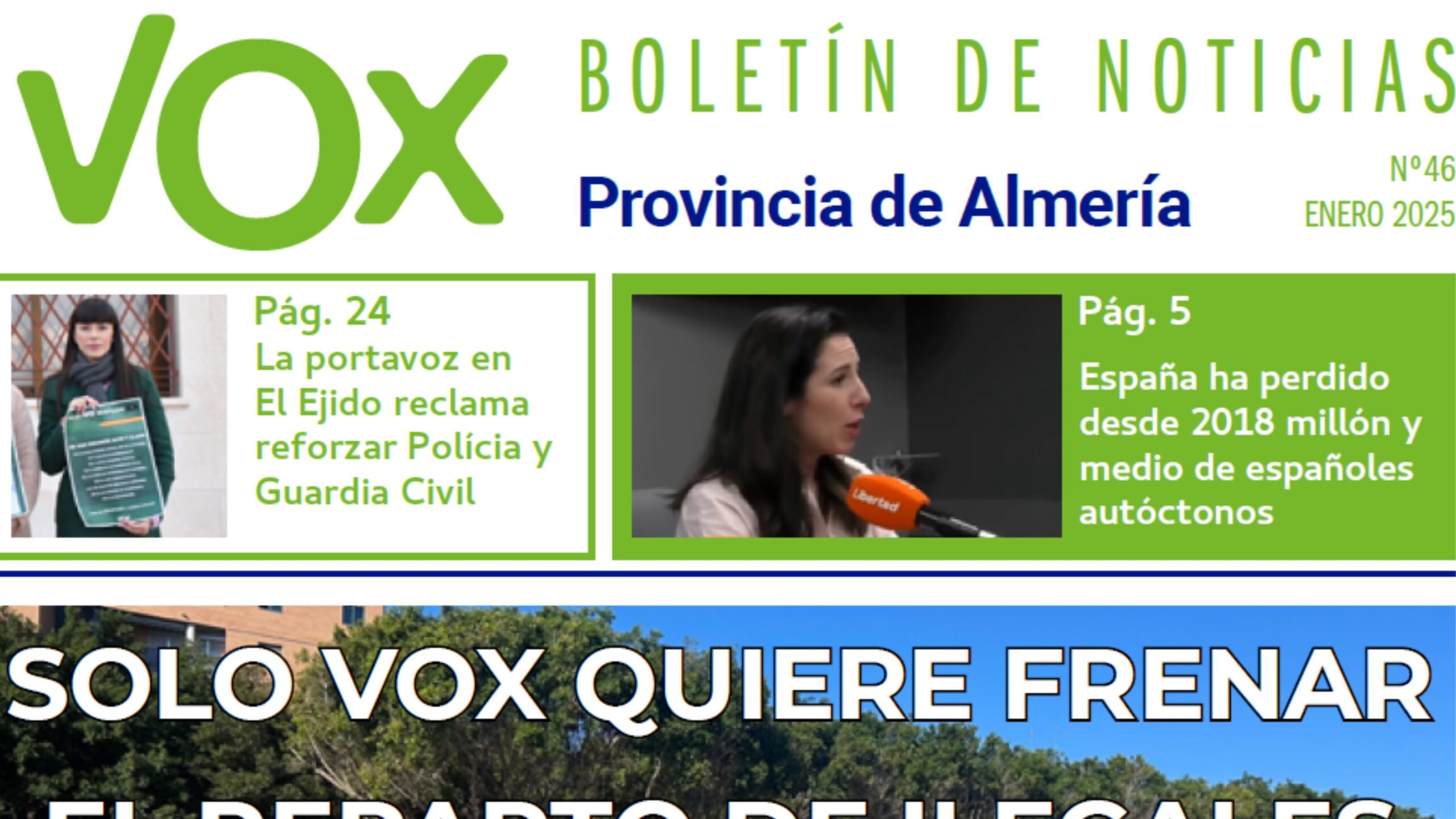 Portada boletín VOX Almería