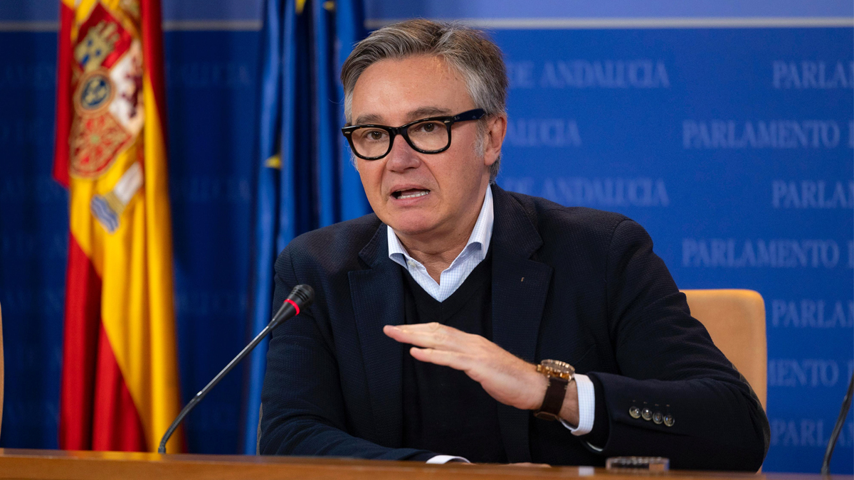 Manuel Gavira, portavoz del Grupo Parlamentario VOX en el Parlamento de Andalucia