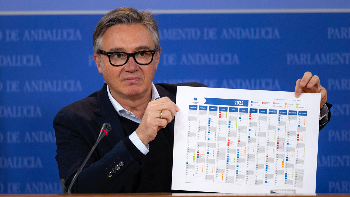 Manuel Gavira, portavoz del Grupo Parlamentario VOX en el Parlamento de Andalucia