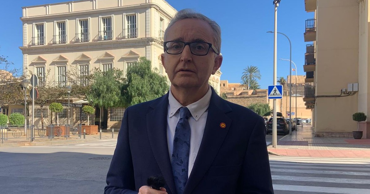 José Miguel Tasende, junto a la Plaza delas Culturas