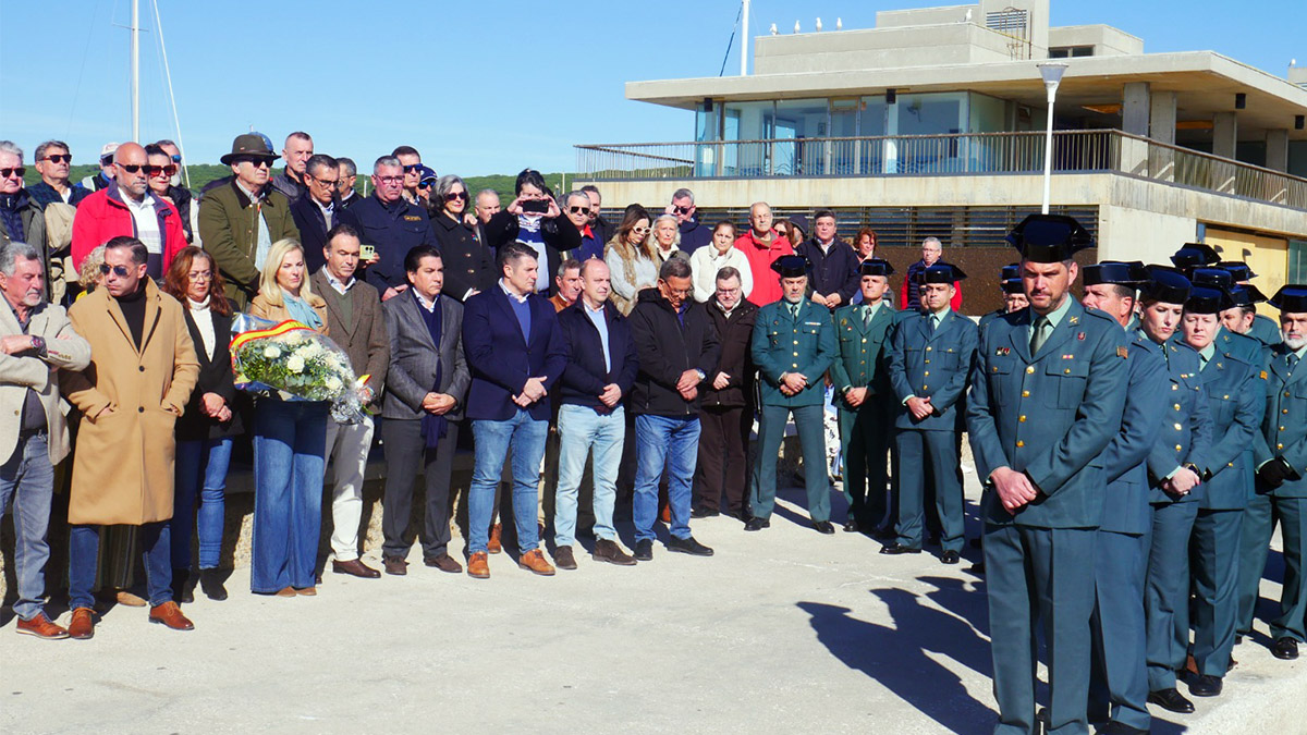 homenaje guardias civiles Barbate