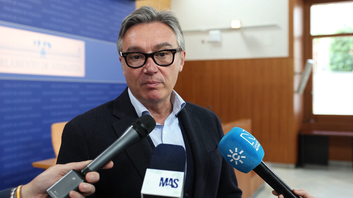 Manuel Gavira, portavoz del Grupo Parlamentario VOX en el Parlamento de Andalucia