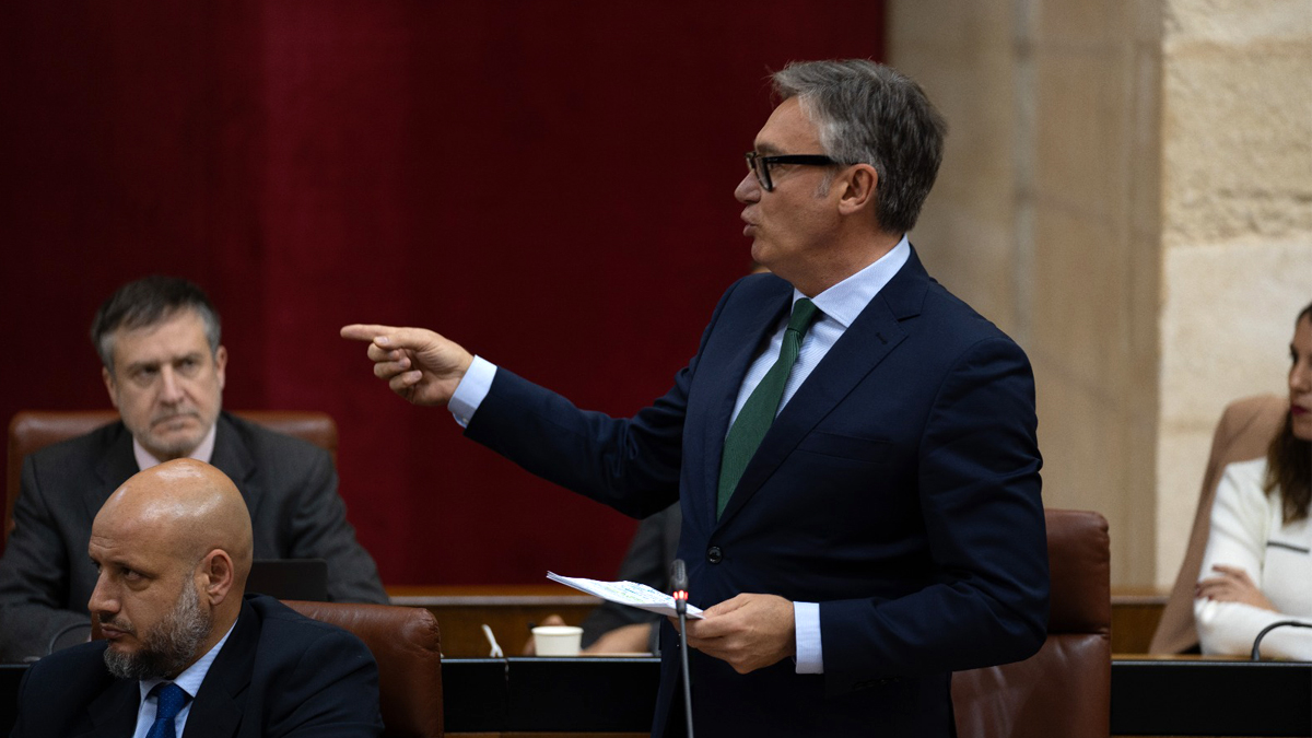 Manuel Gavira, portavoz del Grupo Parlamentario VOX en el Parlamento de Andalucia