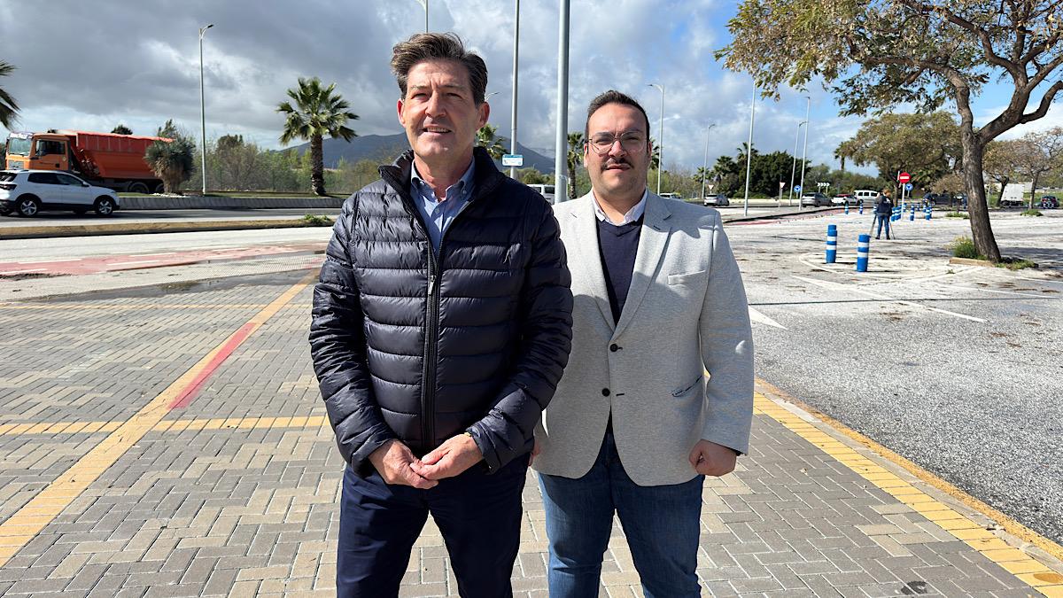 Antonio Alcázar junto a la senda del Parque Natural del Guadalhorce
