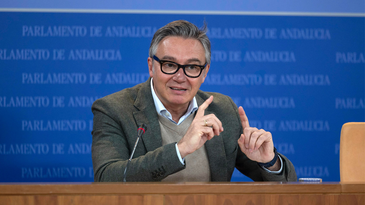 Manuel Gavira, portavoz del Grupo Parlamentario VOX en el Parlamento de Andalucia
