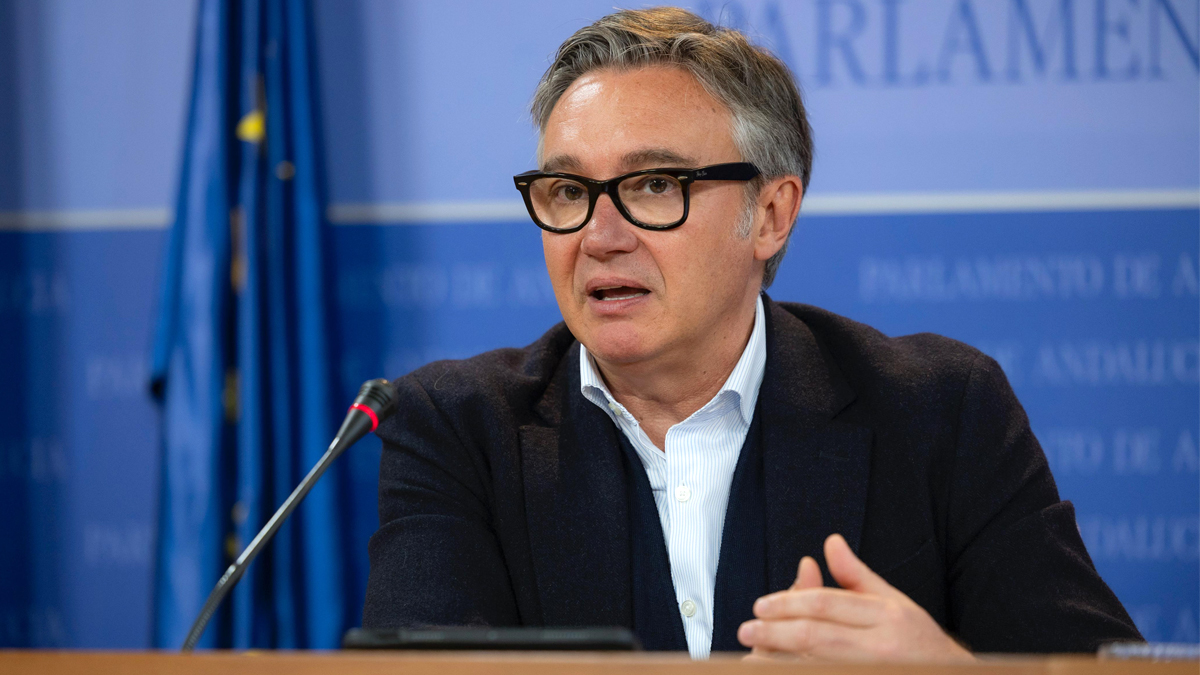 Manuel Gavira, portavoz del Grupo Parlamentario VOX en el Parlamento de Andalucia