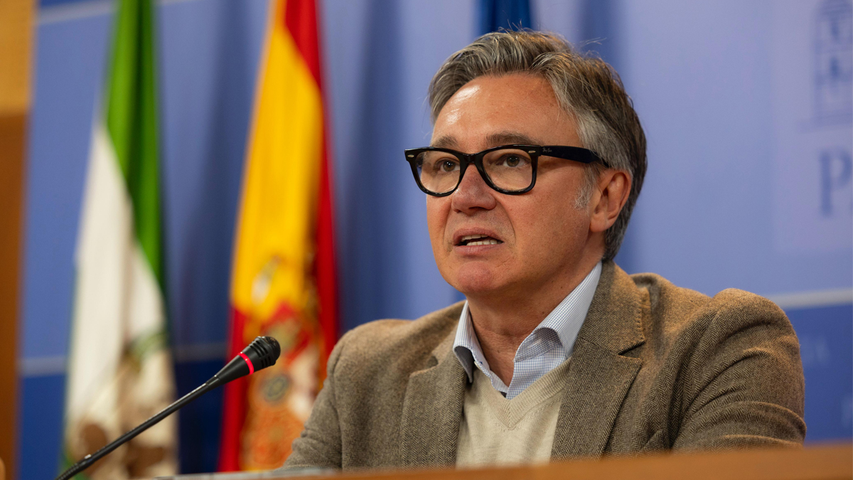 Manuel Gavira, portavoz del Grupo Parlamentario VOX en el Parlamento de Andalucia