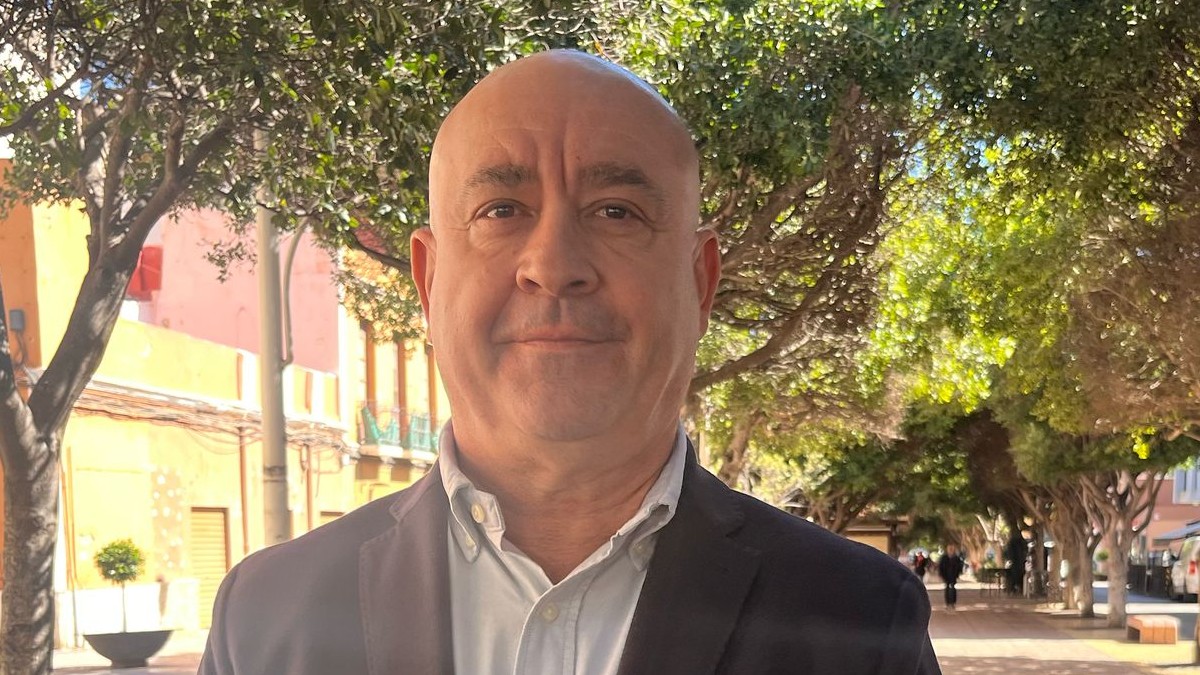 Javier Diego, secretario de VOX, en el Barrio del Real