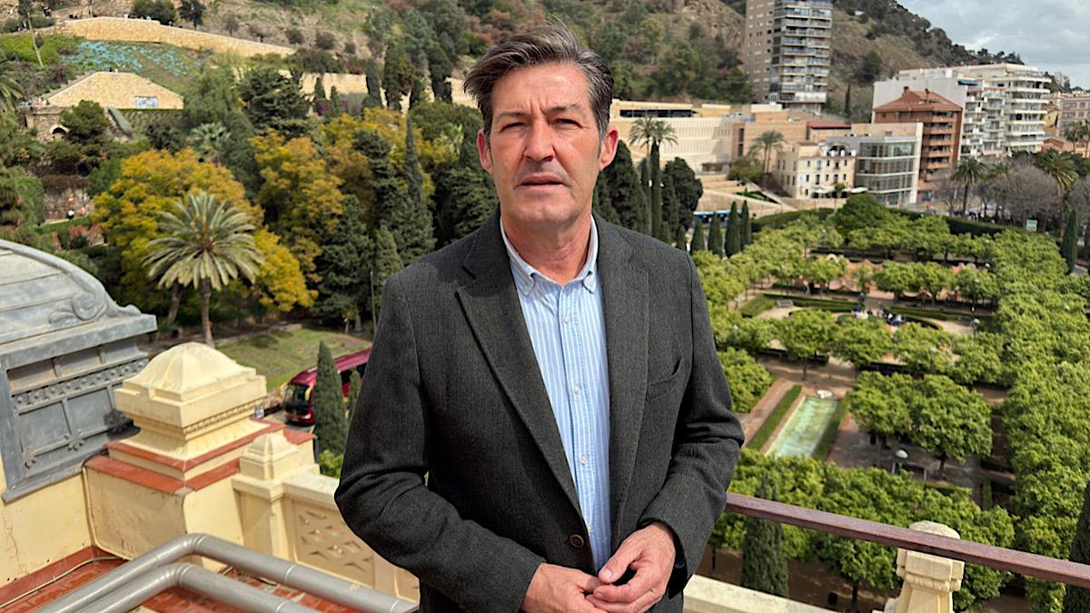 El portavoz del Grupo Municipal VOX Málaga, Antonio Alcázar