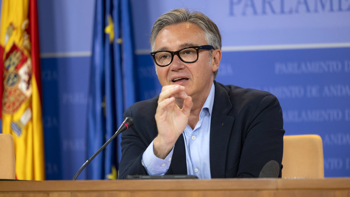 Manuel Gavira, portavoz del Grupo Parlamentario VOX en el Parlamento de Andalucia