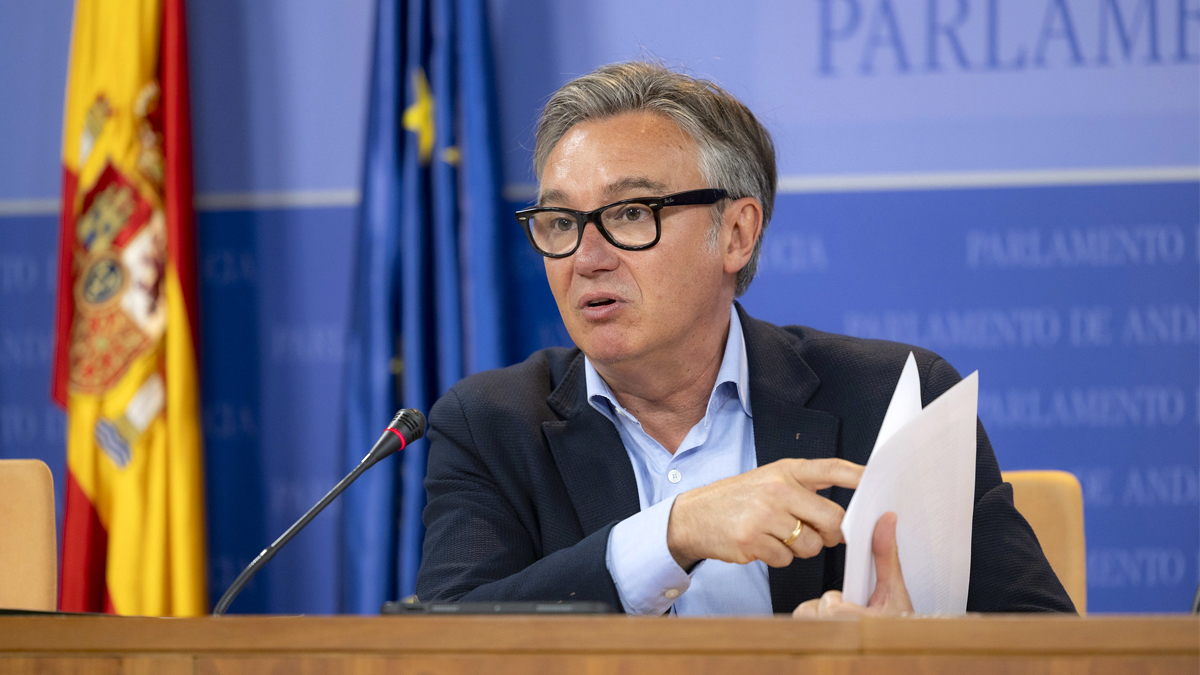 Manuel Gavira, portavoz del Grupo Parlamentario VOX en el Parlamento de Andalucia