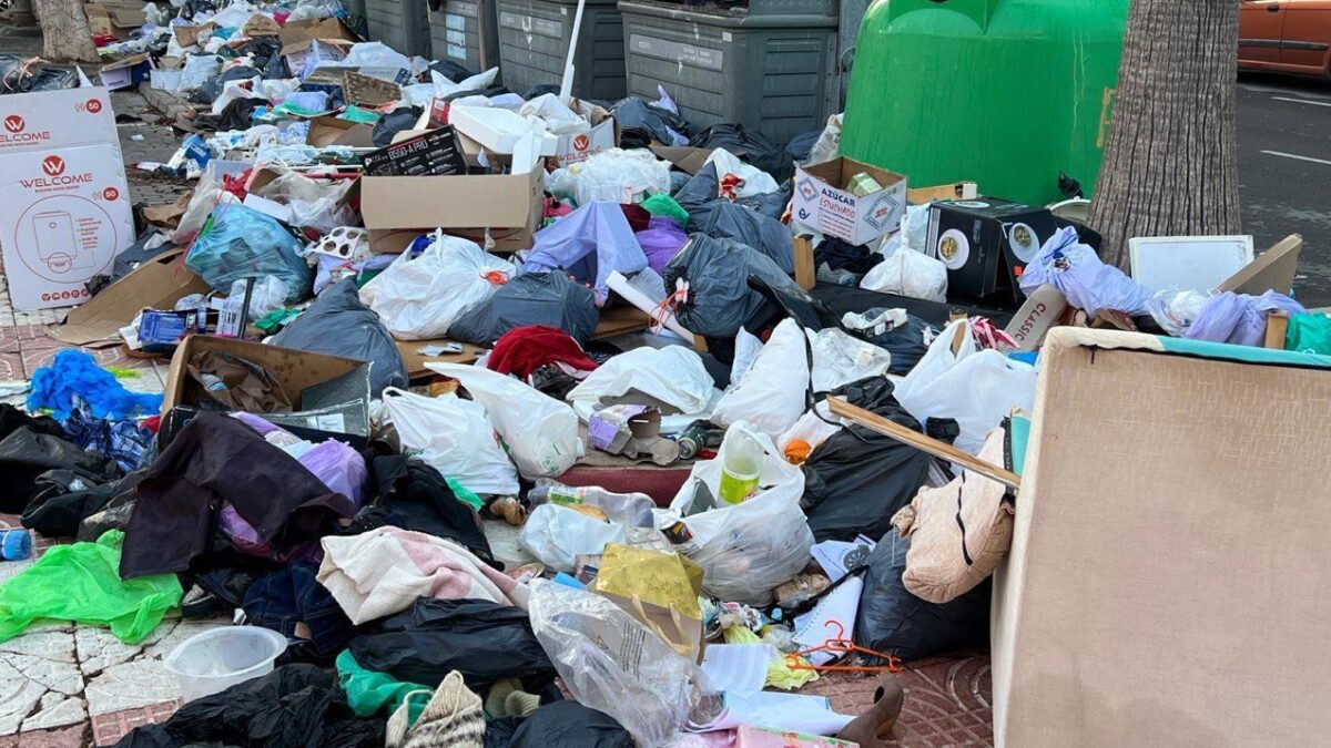 Huelga basura Roquetas de Mar