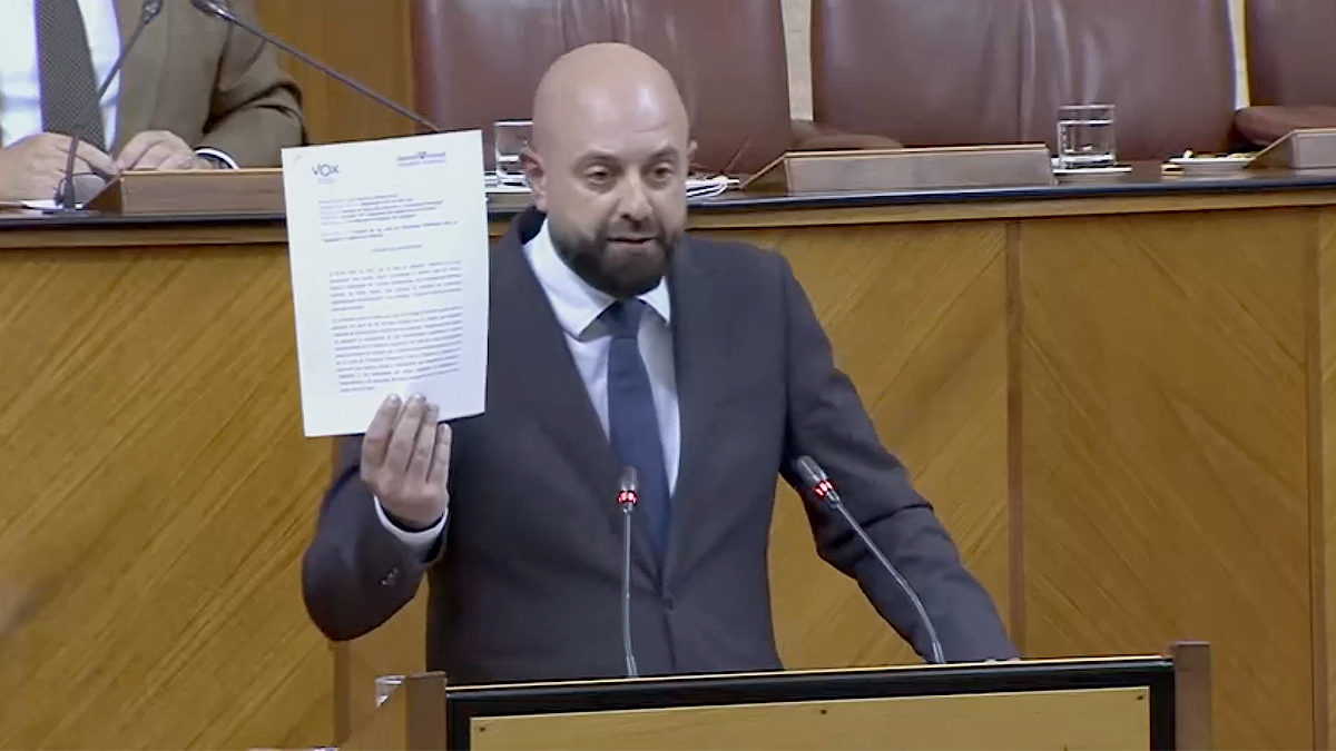 Juan José Bosquet, diputado del Grupo Parlamentario VOX en el Parlamento de Andalucia por Almeria