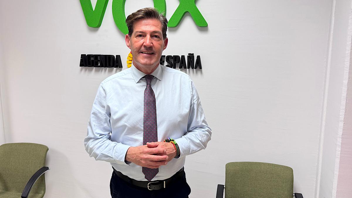 Antonio Alcázar, portavoz del Grupo Municipal VOX Málaga