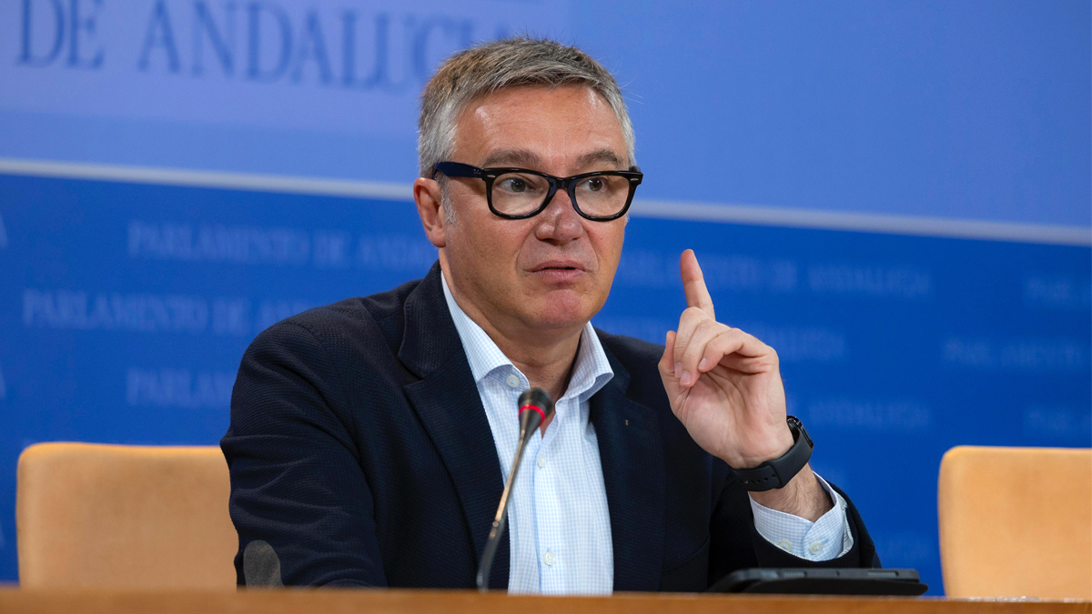 Manuel Gavira, portavoz del Grupo Parlamentario VOX en el Parlamento de Andalucia