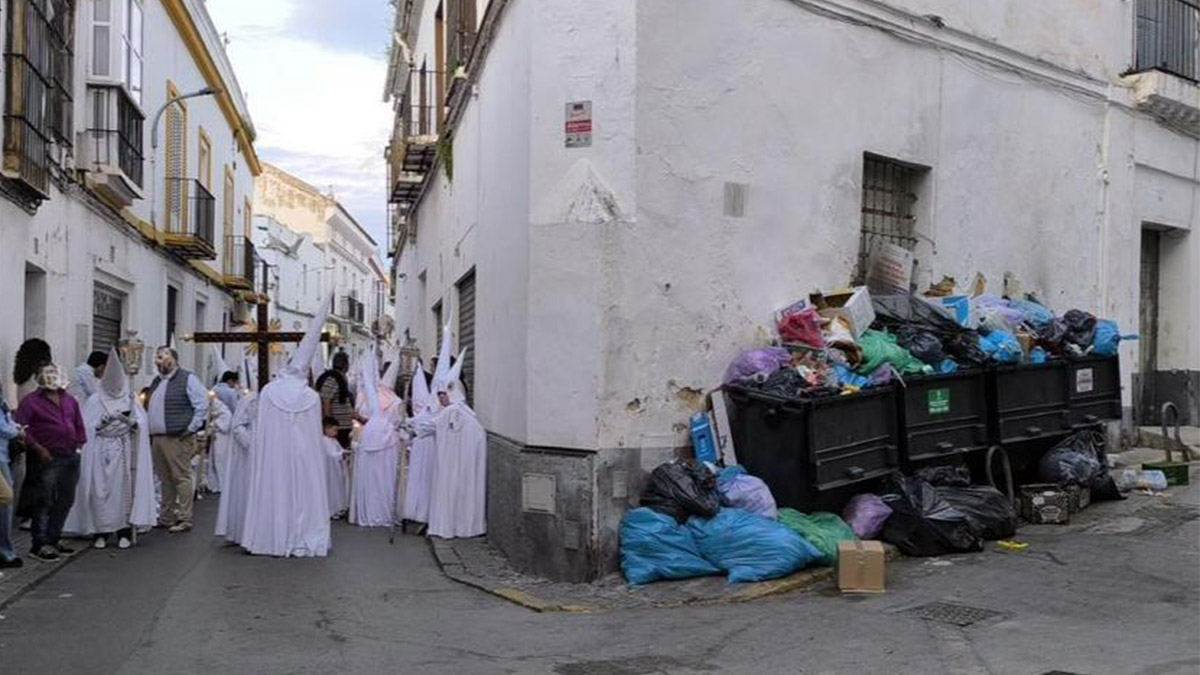 basura semana santa sanlúcar