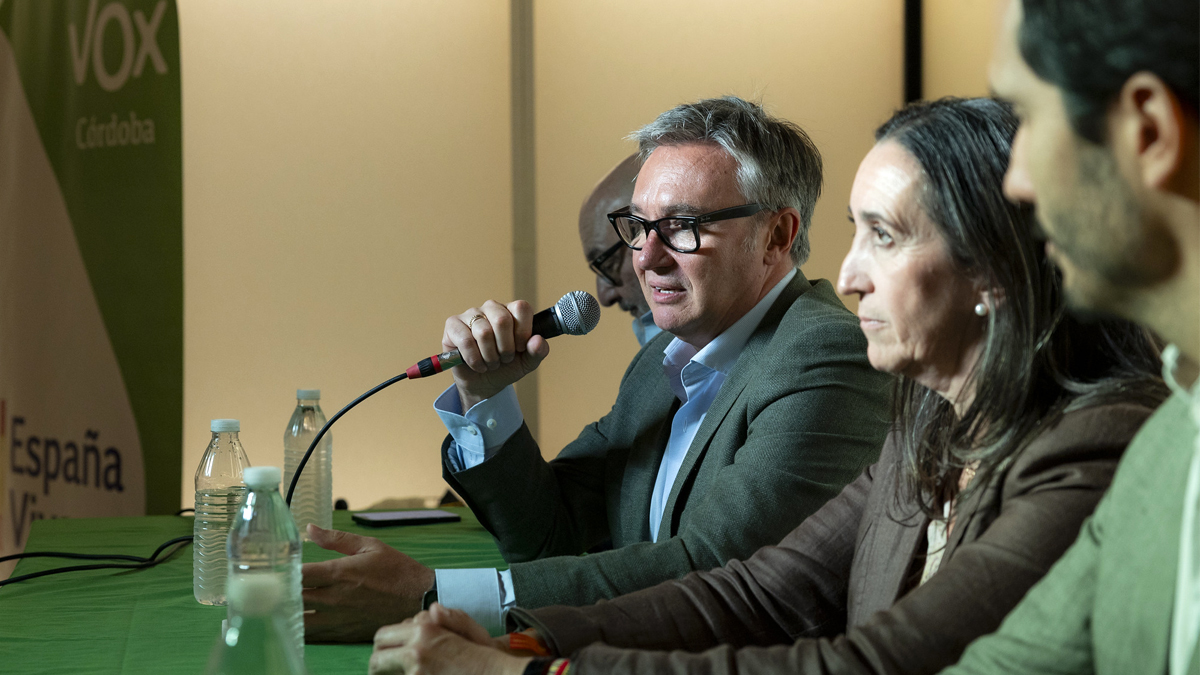 Manuel Gavira, portavoz del Grupo Parlamentario VOX en el Parlamento de Andalucia