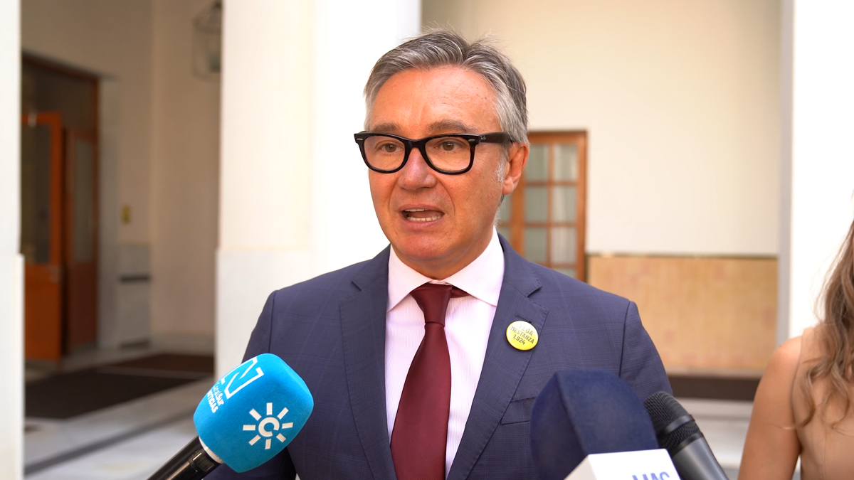 Manuel Gavira, portavoz del Grupo Parlamentario VOX en el Parlamento de Andalucia