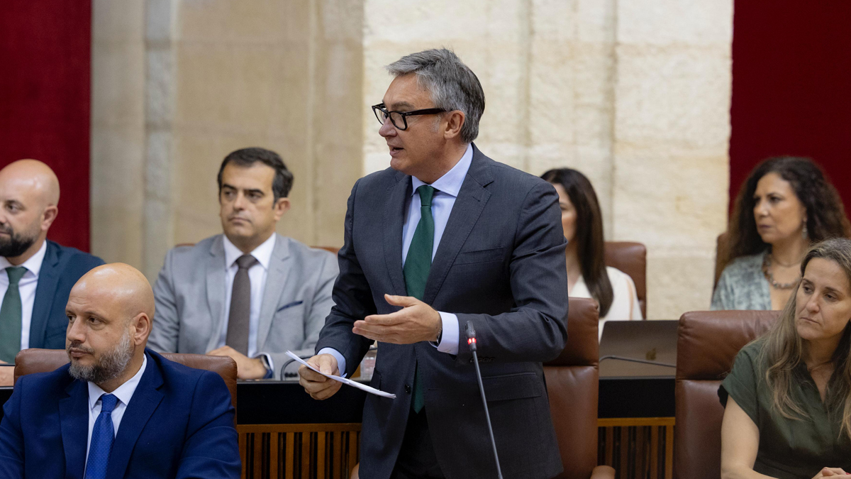Manuel Gavira, portavoz del Grupo Parlamentario VOX en el Parlamento de Andalucia